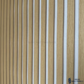 3 Sided Oak Acoustic Slat Wall Panel – Grey Felt | 240 × 60 cm