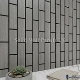 Acoustic Brick Decorative Wall Panel - Light Grey 60×240 cm (4 Pieces) | Premium Design