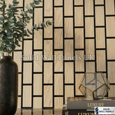 Acoustic Brick Decorative Wall Panel – Light Oak 60×240 cm (4 Pieces) | Premium Design
