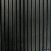 Acoustic Slatted Wall Panels Black 240×60cm UK | Wooden Slatted Felt Back
