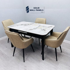 Arizona Extending Dining Table | 130cm to 160cm | Solid Wall Panels