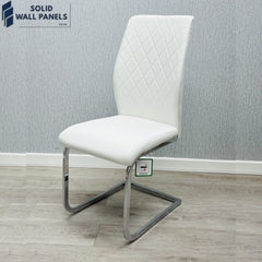 Modern Cantilever Atlantis PU Leather Dining Chair