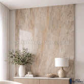 Bathroom & Kitchen PVC Wall Panels – Cream Marble (240×60cm) | Premium Waterproof Panels