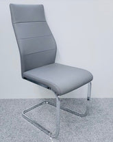 Berlin Grey Dining Chairs Set of 2 | Modern Cantilever