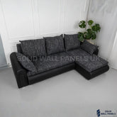 Berlin Charcoal Corner Sofa Bed with Storage – Universal L-Shape Sofa Bed UK
