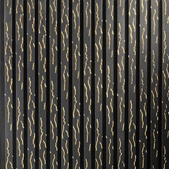 Black Gold Vein Acoustic Wall Panel – 2400x600mm | Premium Soundproof