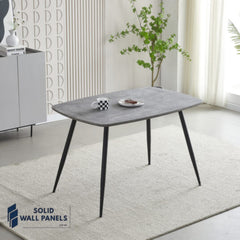 Boston Dining Table | 120cm x 80cm | Modern Design | Solid Wall Panels