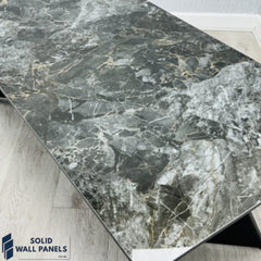 Chicago Extending Ceramic Dining Table – Available in Cream & Gold, Black & Gold