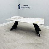 Chicago Ceramic Coffee Table – Available in Cream & Gold and Black & Gold