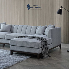 Cooper Right Hand Corner Sofa – Dolphin Bouclé Fabric | Mid-Century Modern Design