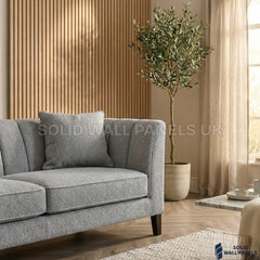 Cooper Bouclé 3 Seater Sofa – Dolphin Grey | Mid Century Modern Design