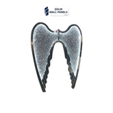 Crushed Crystal Angel Wings LED Mirror Wall Art – Luxury Home Decor