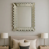 Decorative Silver Sunray Wall Mirror | Fast UK Delivery