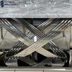 Elina Grey Marble Dining Table – 1.8m & 1.6m | Luxury Dining