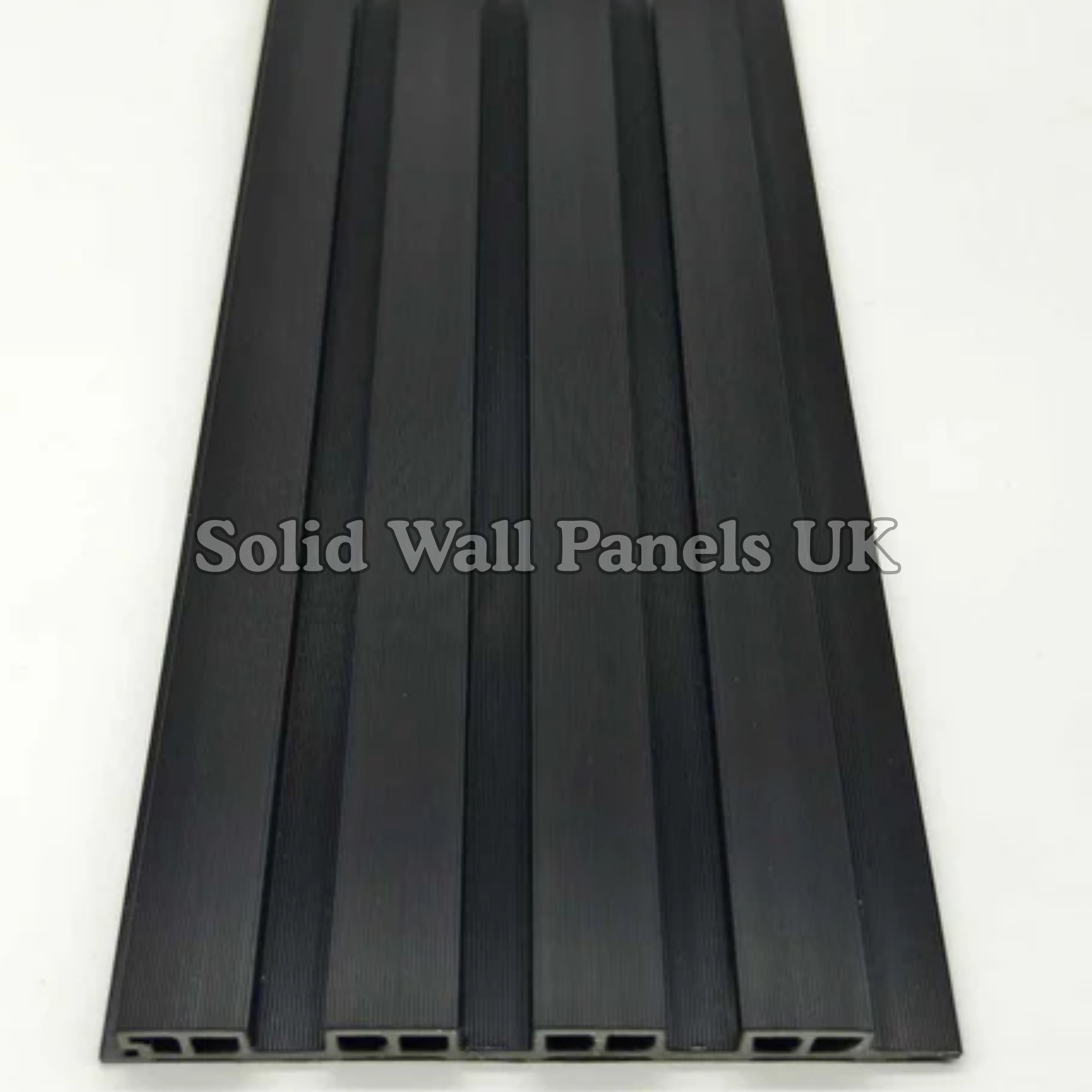 Exterior Composite Wall Panels – Black | Weatherproof Outdoor Wall Cladding | Solid Wall Panels UK