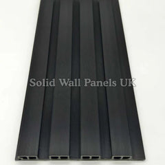 Exterior Composite Wall Panels – Black | Weatherproof Outdoor Wall Cladding | Solid Wall Panels UK