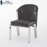 Luxury Velvet & Metal Fabio Dining Chair – Fast UK Delivery
