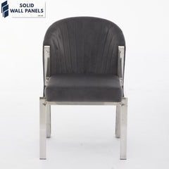 Luxury Velvet & Metal Fabio Dining Chair – Fast UK Delivery