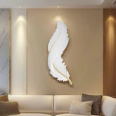 Feather Light Wall Art – LED Illuminated Design | Luxury Home Decor