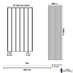 Flexible Slat Wall Panel