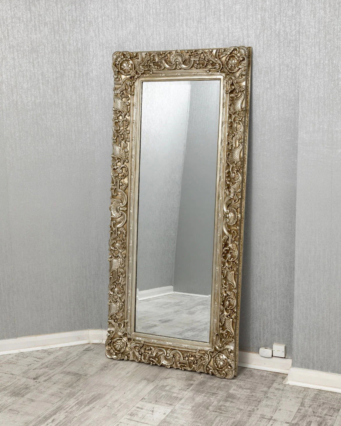 French Ornate Mirror – Classic Design | Luxury Home Decor | Solid Wall Panels