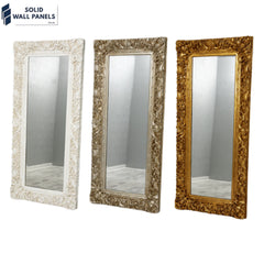 French Ornate Mirror – Classic Design | Luxury Home Decor | Solid Wall Panels