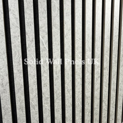 Grey Marble Acoustic Slatted Wall Panel | Stylish, Durable & Soundproof | Solid Wall Panels UK