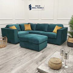 Hudson 4 Piece Corner Sofa – Modular, Stylish & Comfortable | Solid Wall Panels UK