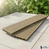 Khaki WPC Decking Board – 290cm (4 pieces) | Outdoor Composite Decking – Low Maintenance & Slip Resistant