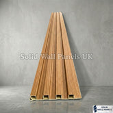 Light Oak Seamless PVC Wall Panels – Modern Waterproof Wall Cladding | Solid Wall Panels UK