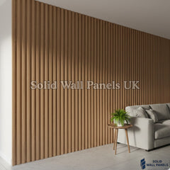 Light Oak Seamless PVC Wall Panels – Modern Waterproof Wall Cladding | Solid Wall Panels UK
