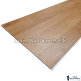Light Oak WPC Wood Effect Flat Wall Panels - 235 × 40 cm (Pack of 5) | Solid Wall Panels UK