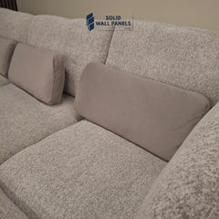 Madison U-Shaped Sofa in Light Grey – Spacious and Stylish Modular Design