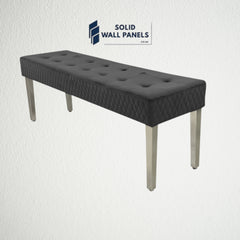 Majestic Bench – Modern Luxury Velvet Seating | Solid Wall Panels