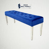Majestic Bench – Modern Luxury Velvet Seating | Solid Wall Panels