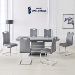 Milan Extending Dining Table – Black, Cappuccino, Grey & White (140–180cm)