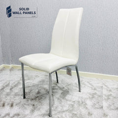 Morano Glass Dining Table Set 1.2m with Carlo Chairs – Black, Grey & White