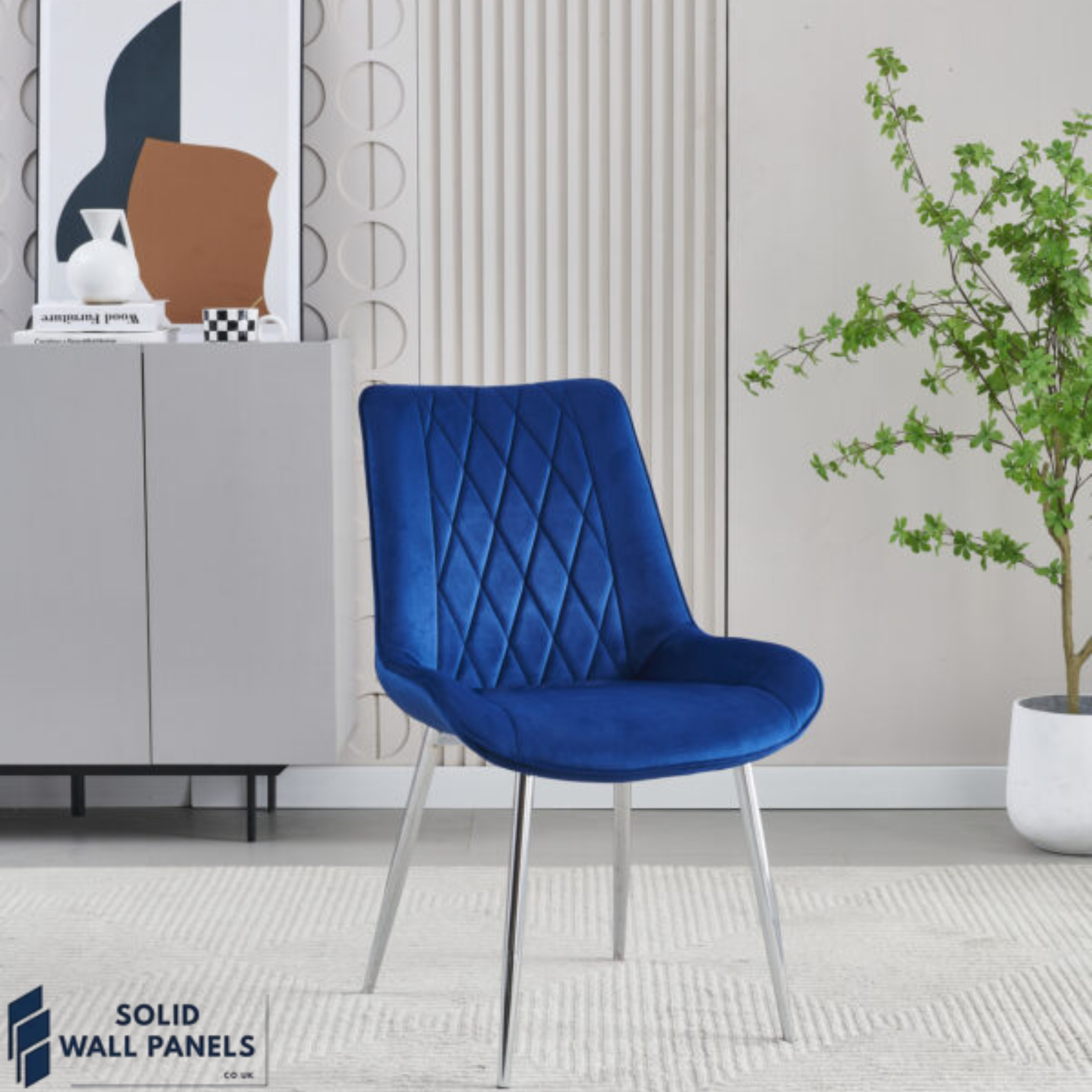 Modern Design Mortiz Velvet Dining Chair | 4 Colours Available