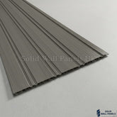 Multi Width PVC Outdoor Wall Panels UK | Dark Grey 240cm x 30cm (8 Panels Per Pack)