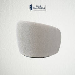 Nolita Boucle Accent Chair – Luxury Curved Design | Soft Boucle Fabric