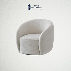 Nolita Boucle Accent Chair – Luxury Curved Design | Soft Boucle Fabric