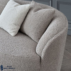 Nolita Boucle Teddy Sofa – 3 Seater Luxury Comfort | Soft Boucle Fabric