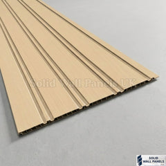 Oak PVC Interior Wall Panels – Seamless Wood Effect Wall Panelling 240cm (8 Panels per Pack)