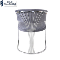 Premium Porado Leathaire Dining Chair Available in Silver & Gold Legs