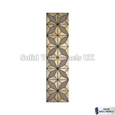 Premium Geometric Gold Glitter Acoustic Wall Panel 240×60cm (4 Pieces) | Solid Wall Panels UK