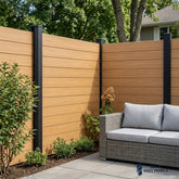 Premium Oak Composite Fence Panels | UV Resistant Low Maintenance Garden Fencing