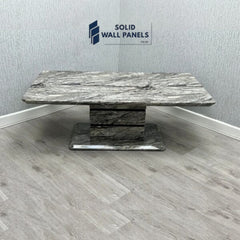 Roseberry Marble Effect Coffee Table – 120cm Modern Luxury