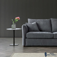 Rubin Corner Chaise – Charcoal Boucle Fabric | Modern Curved Design