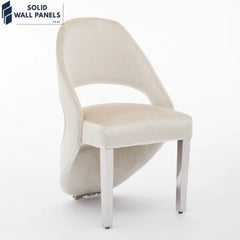 Modern Design Santorini Dining Chair with Silver Legs