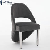 Modern Design Santorini Dining Chair with Silver Legs